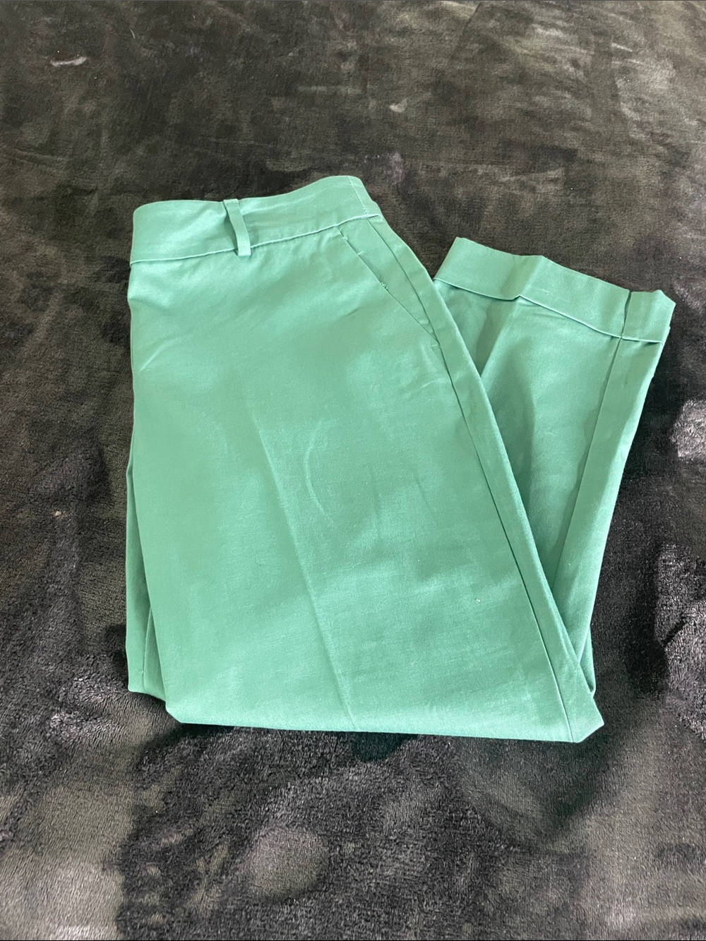 Ann Taylor Mint Green Cropped Ankle Pants
